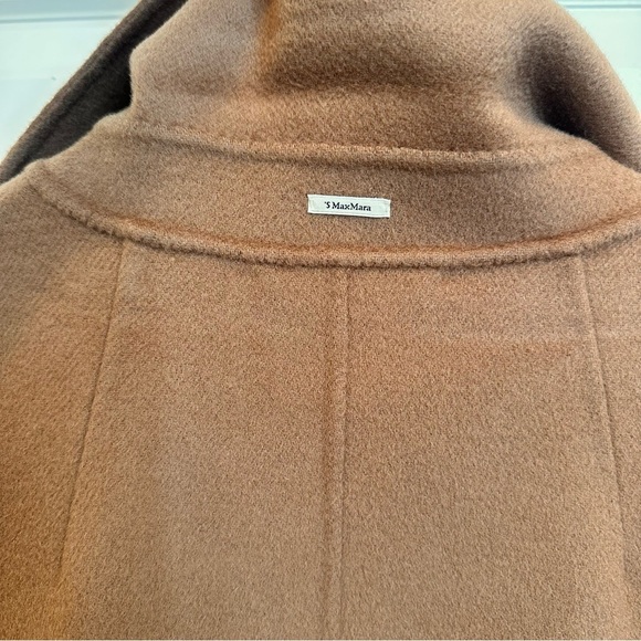 Retail$ 1,360 NWT 'S Max Mara Double Breasted Virgin Wool Pea Coat Sz:US8 - Picture 17 of 17